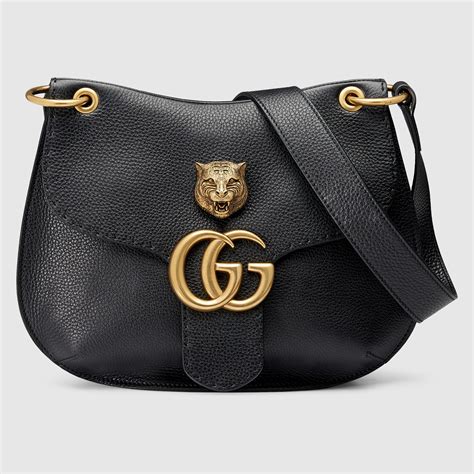 gucci tasche mit holzgriff|gucci leather shoulder bag.